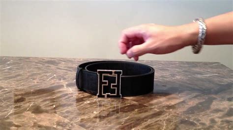 fendi zucca belt fake|authentic Fendi belt.